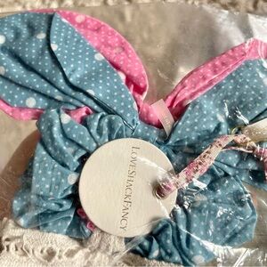 LOVESHACKFANCY Scrunchie Blue Single